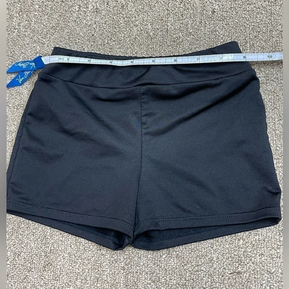 Make the Magic: Girls Black Gymnastic / Dance / Cheer Shorts, Size 6/6x